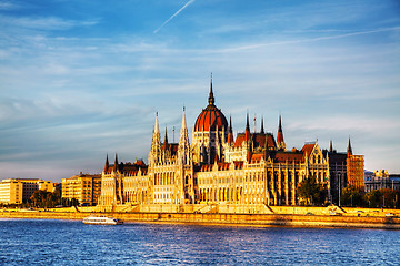 Image showing Hungarian Parliament building in Budapest