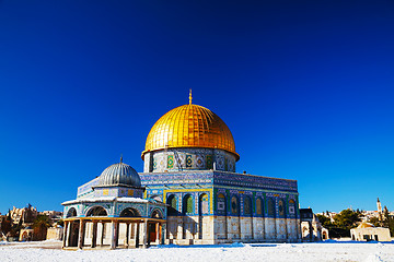 Image showing Dome of the Rock mosque in Jerusalem