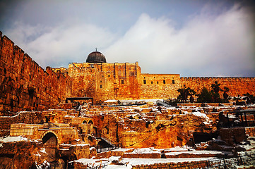 Image showing Ophel ruins in the Old city of Jerusalem