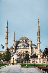 Image showing Sultan Ahmed Mosque (Blue Mosque) in Istanbul