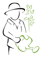 Image showing Garden caring