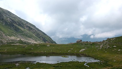 Image showing Hiking in Alps