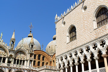 Image showing Palazza Ducale and Basilica of Saint Mark, Venice