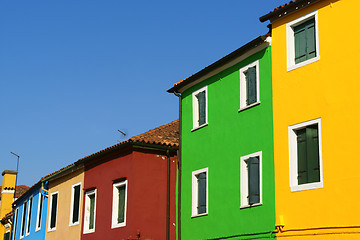 Image showing Colorful house on Burano Island, Venice