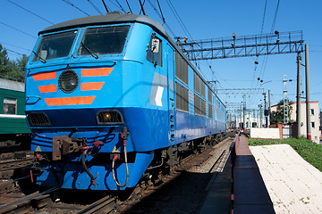 Image showing Electric locomotive