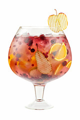 Image showing Berries and fruit cocktail