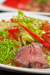 Image showing beef salad