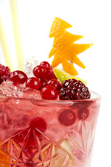 Image showing Berries cocktail