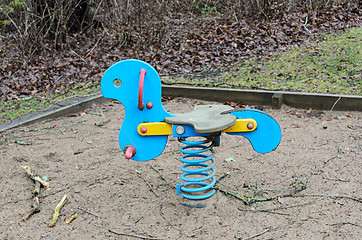 Image showing out toy rocking horse