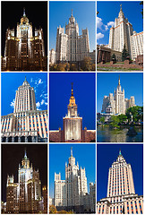 Image showing Moscow Skyscrapers