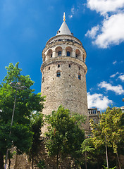 Image showing Galata tower