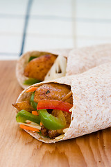 Image showing Jerk Chicken Wrap