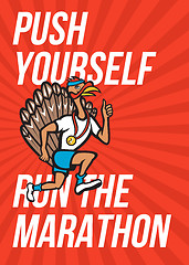 Image showing Turkey Run Marathon Runner Poster