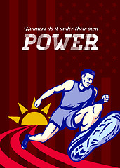 Image showing Runner Running Power Poster