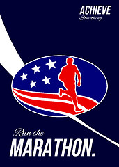 Image showing American Marathon Achieve Something Poster 