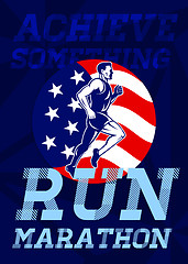 Image showing American Marathon Achieve Something Poster