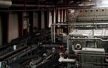 Image showing Beer factory interior