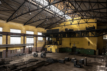 Image showing Electricity distribution hall in metal industry