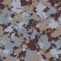 Image showing Winter Camouflage. Seamless Tileable Texture.