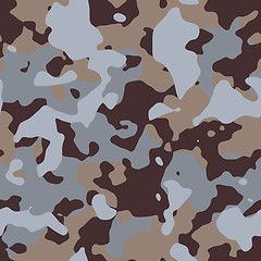 Image showing Desert Camouflage. Seamless Tileable Texture.