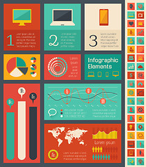 Image showing IT Industry Infographic Elements