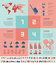 Image showing Travel Infographic Template.