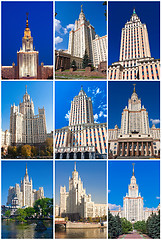 Image showing Moscow Skyscrapers