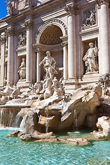 Image showing Fountain di Trevi