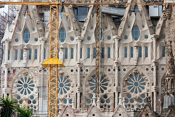 Image showing Sagrada Familia in Barcelona