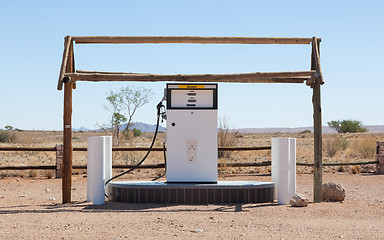 Image showing Old style fuel pump