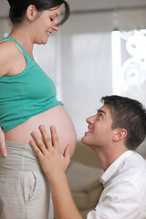 Image showing family pregnanrcy