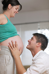 Image showing family pregnanrcy