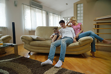 Image showing family at home