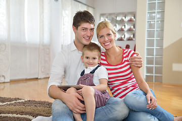 Image showing family at home