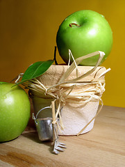 Image showing gardening: apples