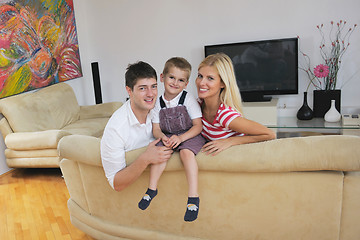 Image showing family at home