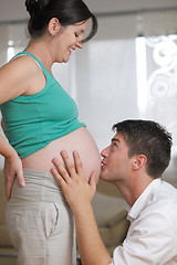 Image showing family pregnanrcy