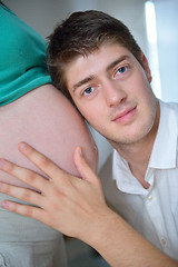 Image showing family pregnanrcy