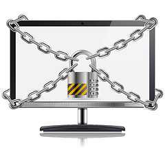 Image showing Safe Computer Concept