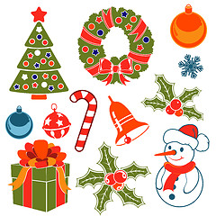 Image showing Christmas Icons