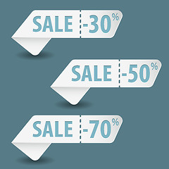 Image showing Collect Sale Signs