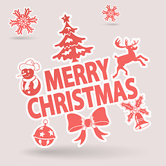 Image showing Christmas Sticker