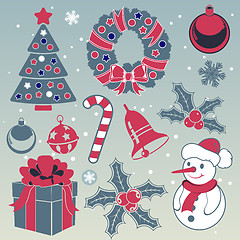 Image showing Christmas Icons