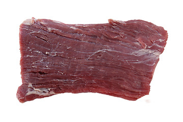 Image showing Flank steak raw