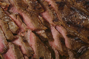 Image showing Grilled flank steak or London broil