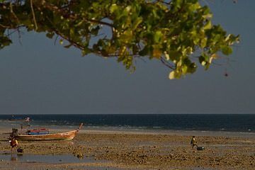 Image showing Long tail boat  in Thailand