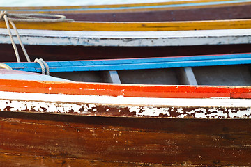 Image showing Long tail boat  in Thailand