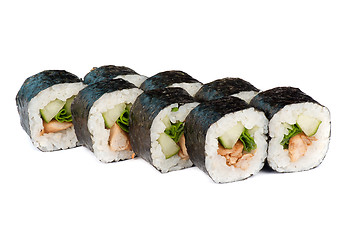 Image showing sushi rolls