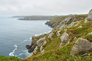 Image showing coast in Brittany