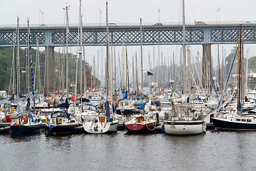 Image showing harbor scenery